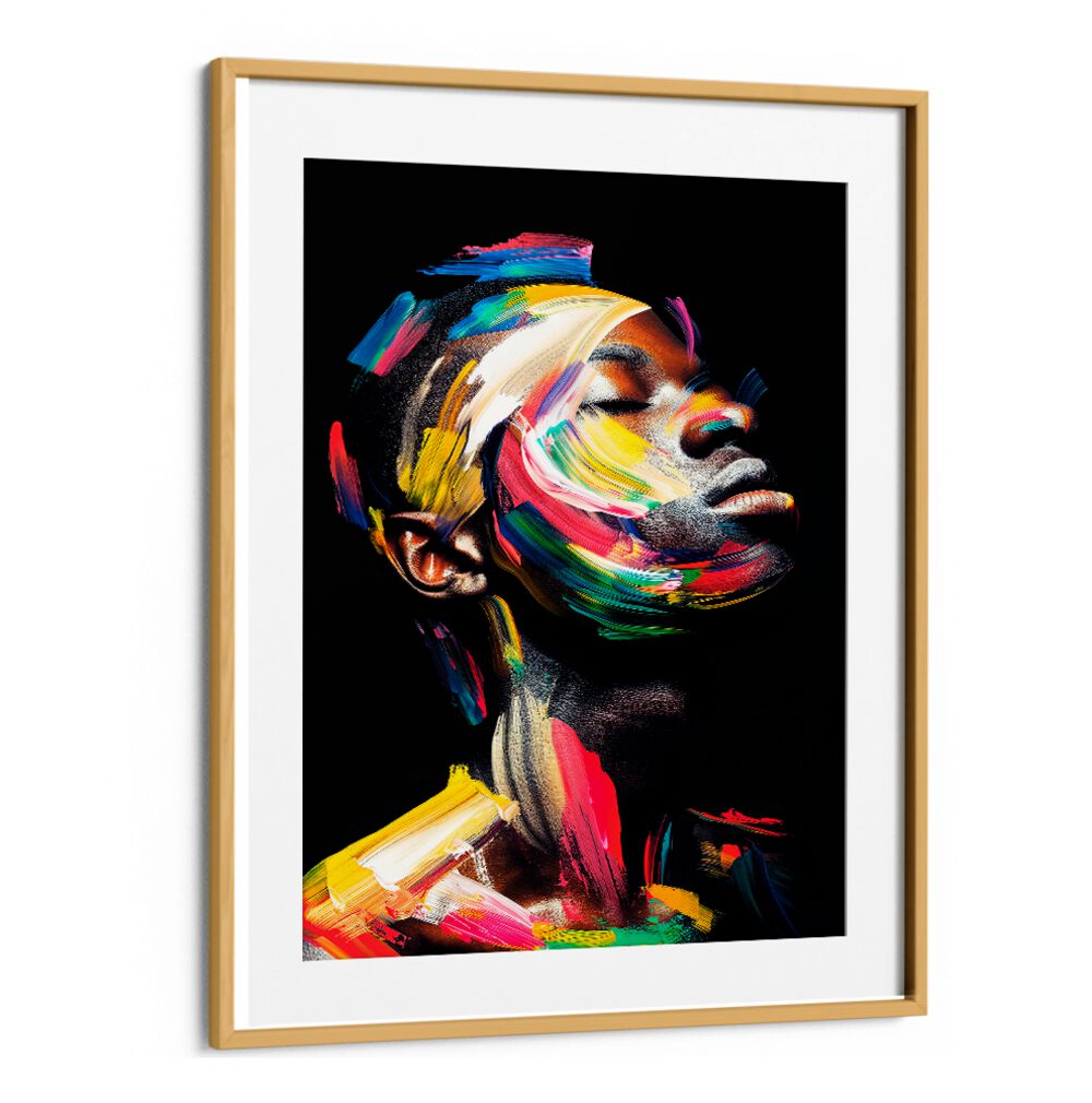 Vibrant FACELESS X, ABSTRACT PAINTINGS by Philippe HUGONNARD, showcasing bold colors and unique artistry.