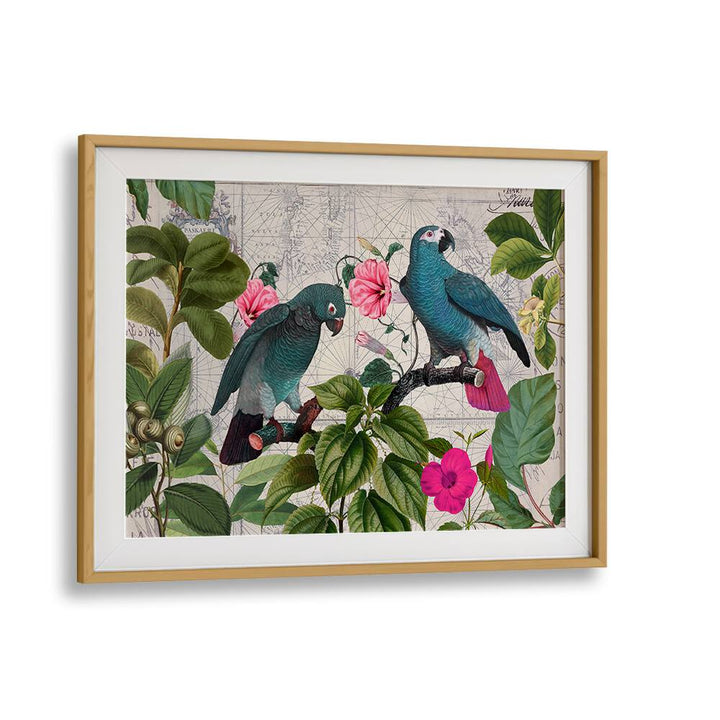 PARROTS NOSTALGIC JOURNEY KOPIE BY ANDREA HAASE , WILDLIFE POSTERS, WILDLIFE PAINTINGS