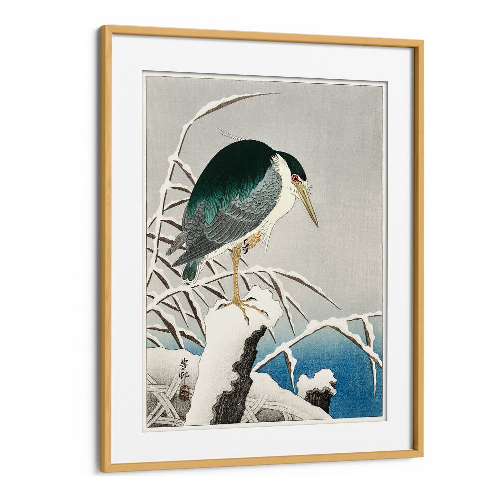 HERON IN SNOW (CA. 1925–1936)  , JAPANESE PAINTINGS , JAPANESE ART PRINTS