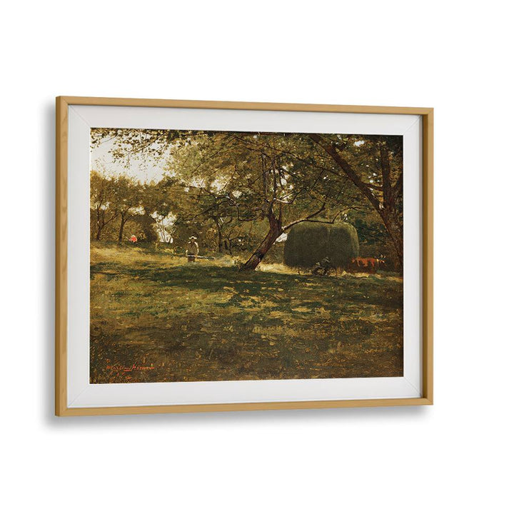 HARVEST SCENE (CA. 1873), VINTAGE PAINTINGS