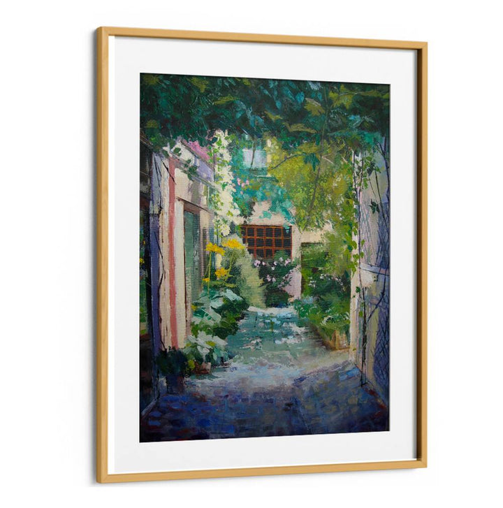 COURTYARD , LANDSCAPE PAINTINGS