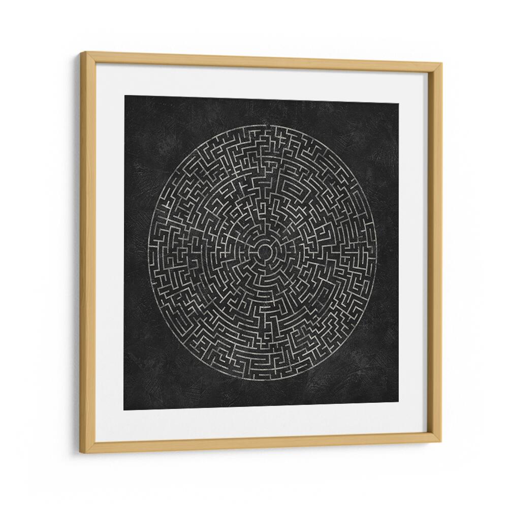 Framed SAND DUNE SYMPHONY II, GEOMETRIC ART PRINTS showcasing intricate abstract design elements for modern decor.