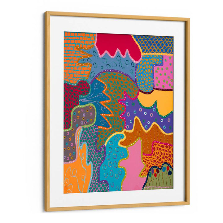 COLOUR WARMS THE SOUL , PATTERN ART PRINTS