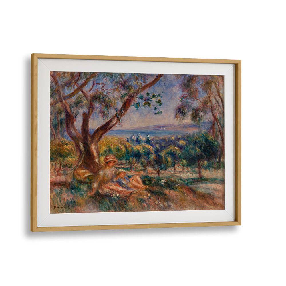 LANDSCAPE WITH FIGURES, NEAR CAGNES (1910) , VINTAGE PAINTINGS