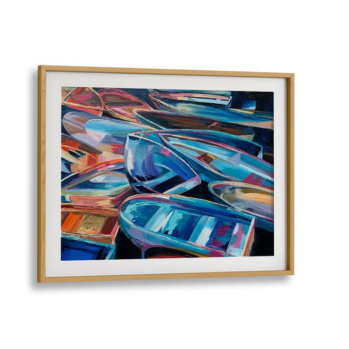 BOATS , BEACH PAINTINGS