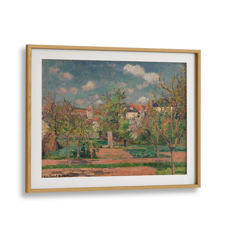 GARDEN IN FULL SUNLIGHT (LE JARDIN AU GRAND SOLEIL, PONTOISE) , VINTAGE PAINTINGS