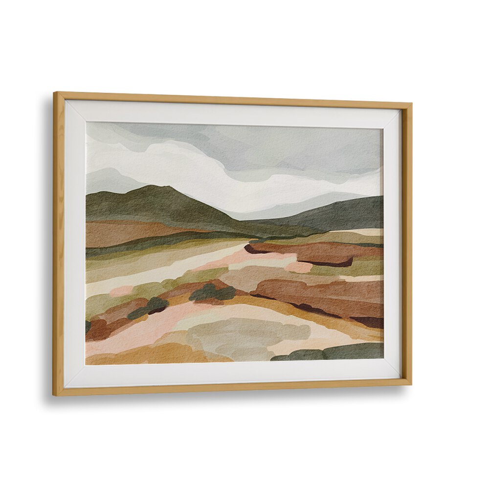 GREEN HILL VIEW , LANDSCAPE PAINTINGS