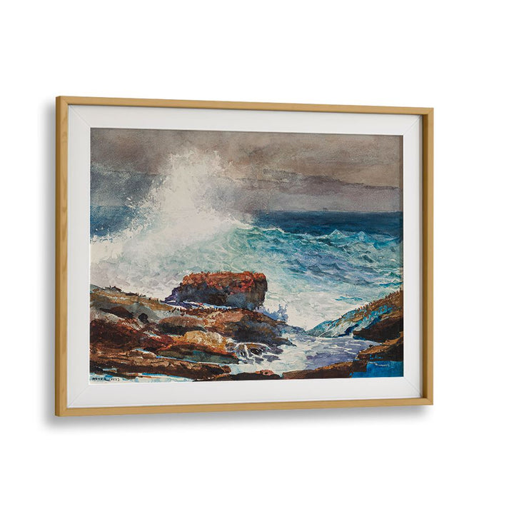 INCOMING TIDE, SCARBORO, MAINE (1883) , VINTAGE PAINTINGS