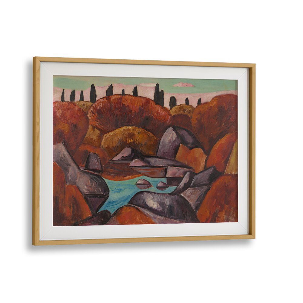 FLAMING POOL—DOGTOWN (1931) , VINTAGE PAINTINGS