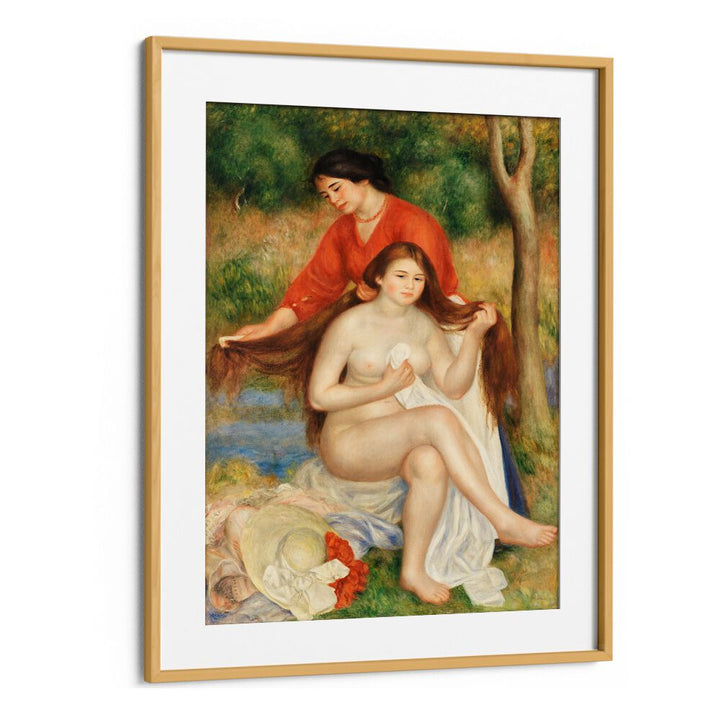 BATHER AND MAID : LA TOILETTE DE LA BAIGNEUSE (1900–1901) , VINTAGE PAINTINGS