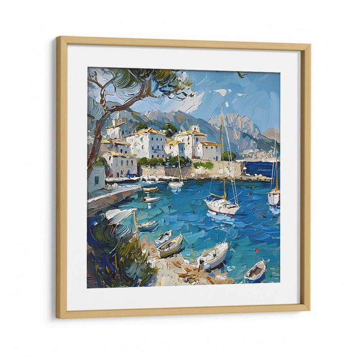 Stunning artwork depicting the BLUE MEDITERRANEAN SEA MALLORCA, capturing vibrant coastal beauty and tranquility.