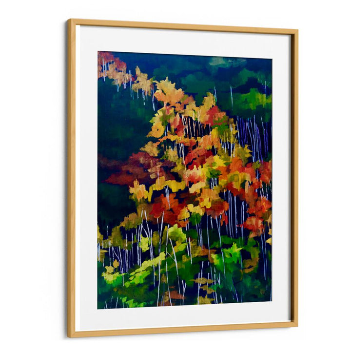 DESCENDING THE HILLSIDE , LANDSCAPE PAINTINGS