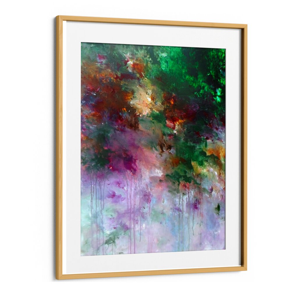 Stunning ABSTRACT DESIGN XVI, ABSTRACT PAINTINGS, showcasing vibrant colors for modern art lovers at Oakwood Mount.