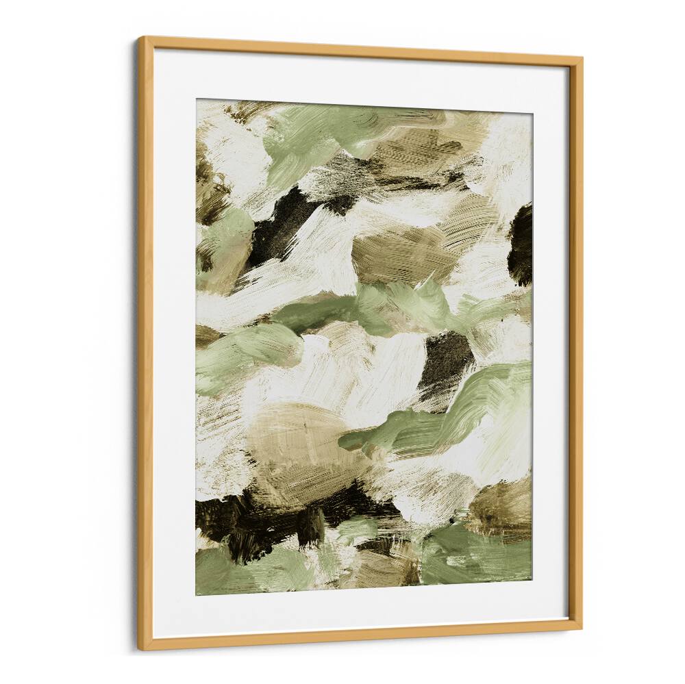 Abstract Painting VI Green features soothing green tones, ideal for enhancing modern home decor with tranquility.