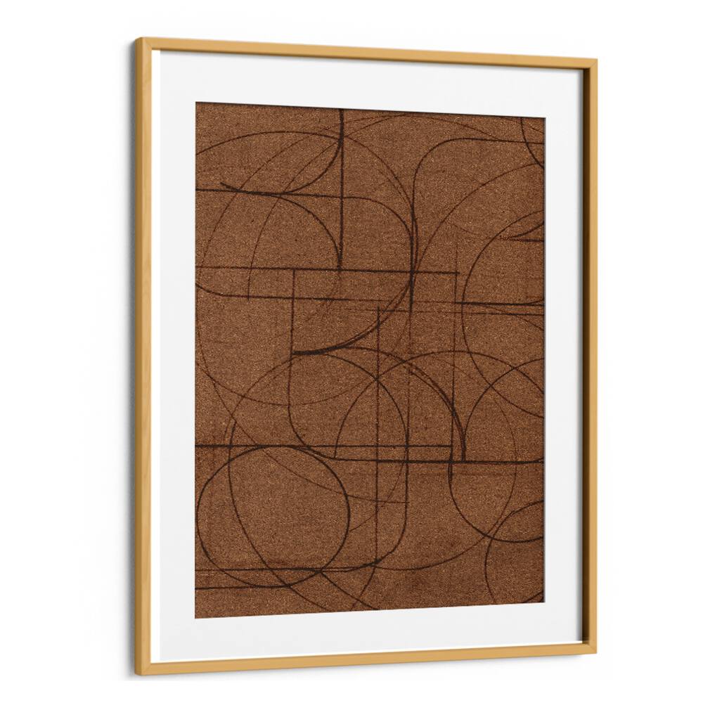 Stunning CURVED, ABSTRACT PAINTINGS in a sleek frame, perfect for elevating any contemporary space.