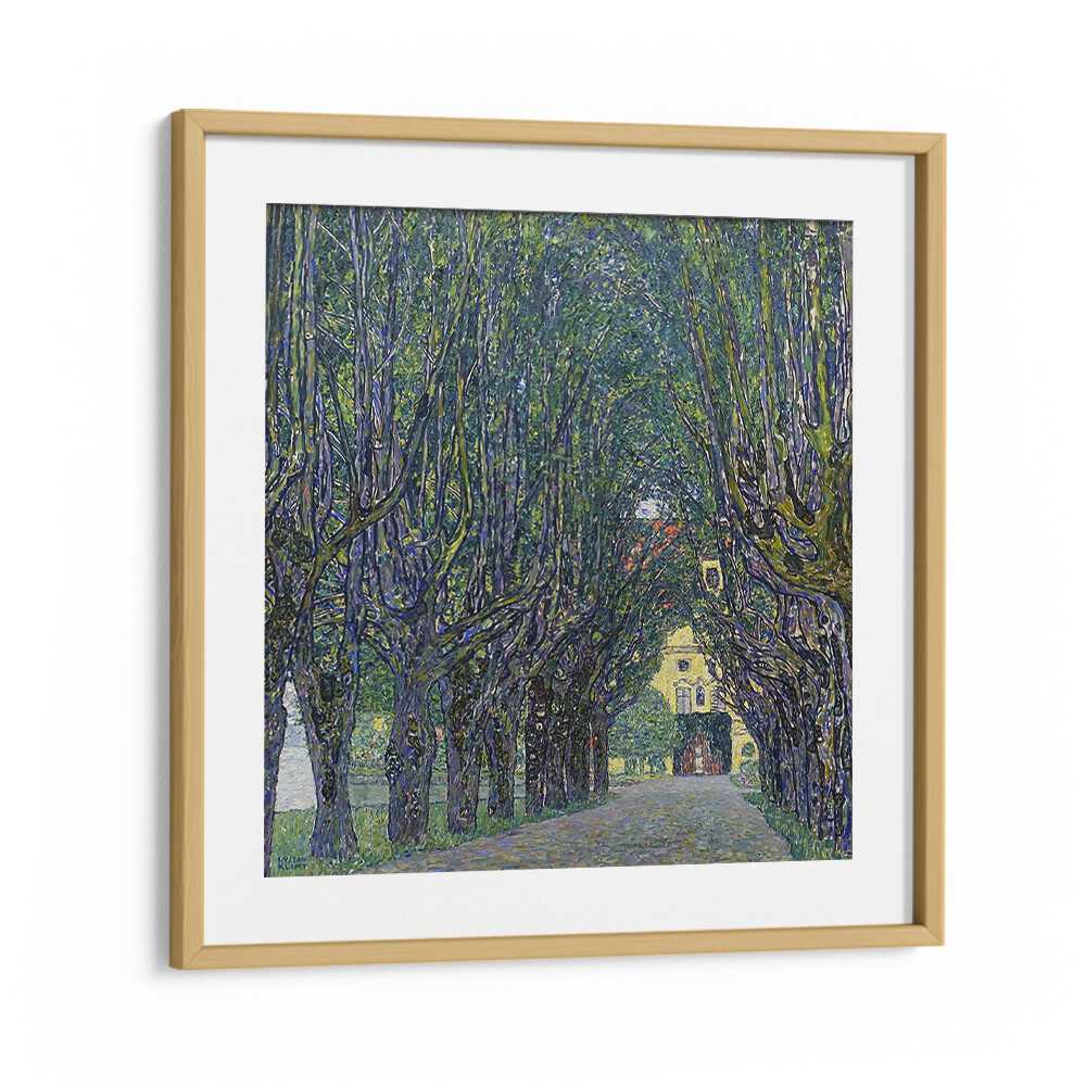 ALLEE AT SCHLOSS KAMMER (1910) , VINTAGE PAINTINGS