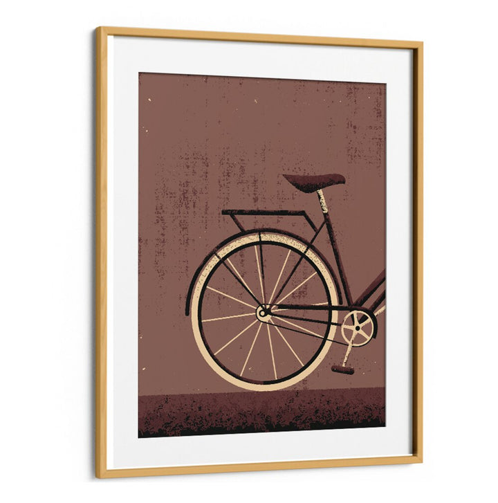 Classic artwork featuring a vintage bicycle in a frame, perfect for THE VINTAGE CYCLE, SPORTS POSTERS collection.