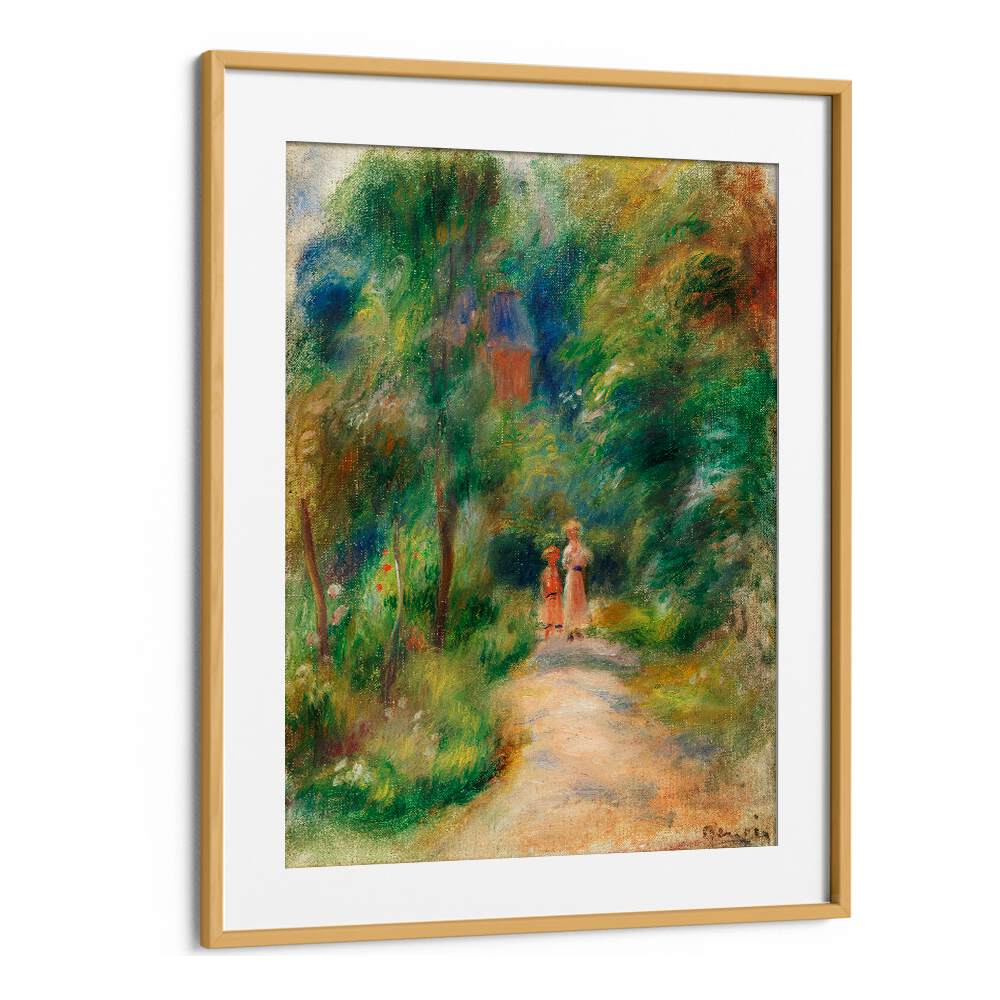 TWO FIGURES ON A PATH : DEUX FIGURES DANS UN SENTIER (1906) , VINTAGE PAINTINGS