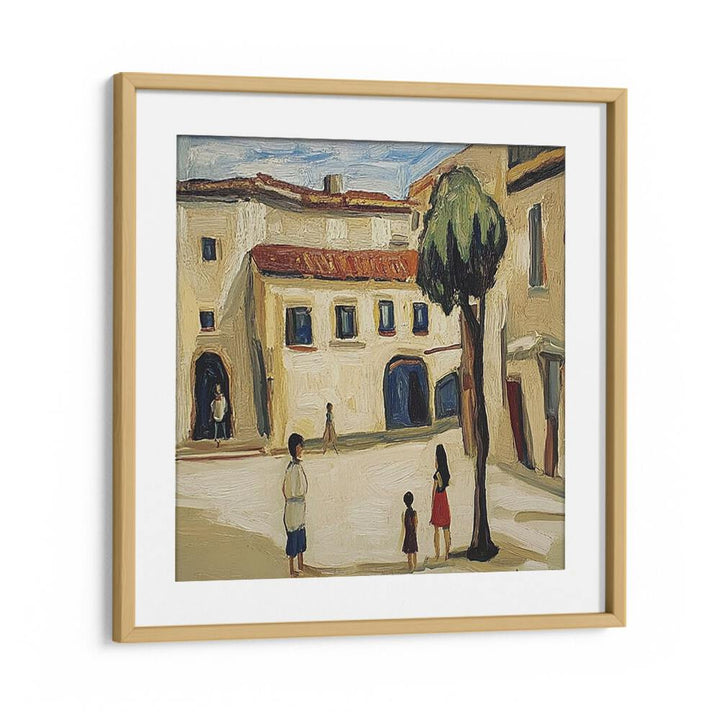 Vibrant STREET SCENE V artwork captures urban life, enhancing any space with style and creativity. Perfect for modern decor.