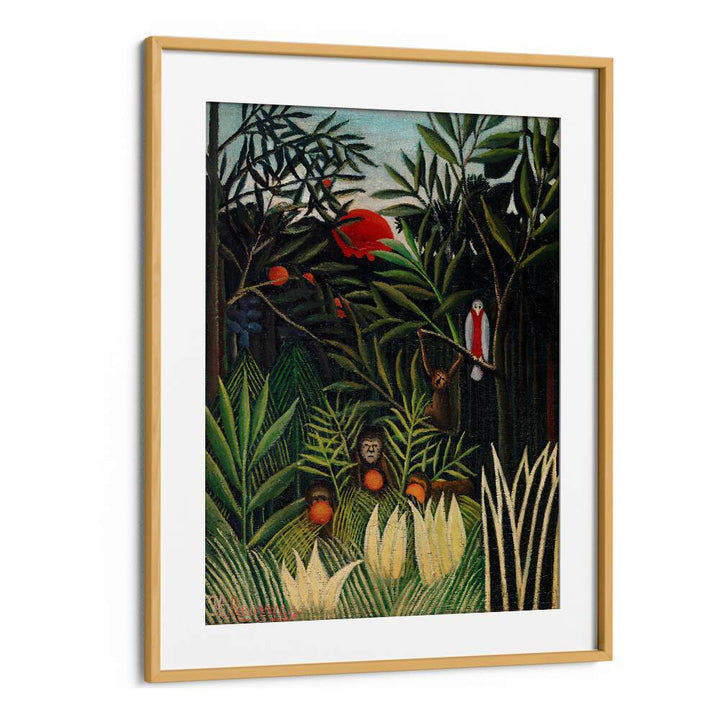 MONKEYS AND PARROT  (1905–1906) , VINTAGE PAINTINGS