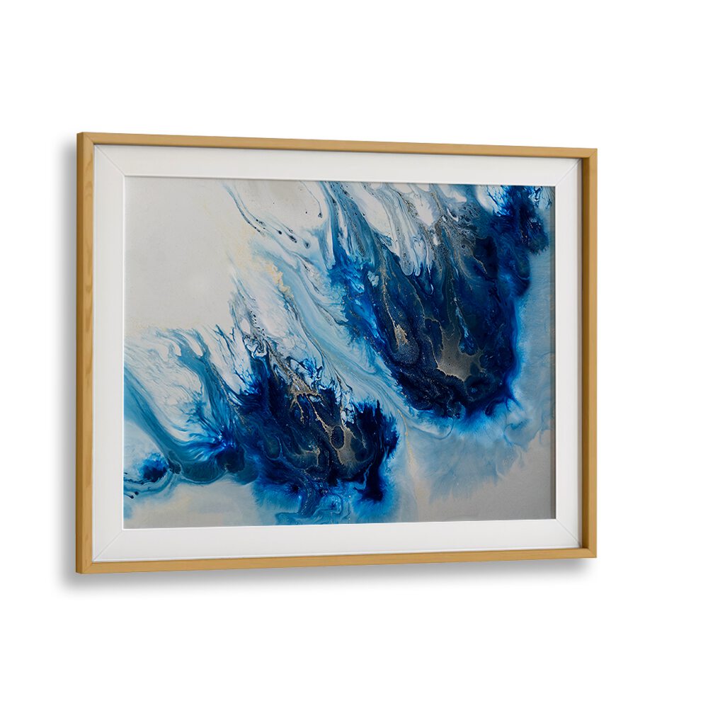 Stunning POPULAR - VIBRANCE, ABSTRACT PAINTINGS in bold blue hues, perfect for energizing any space.