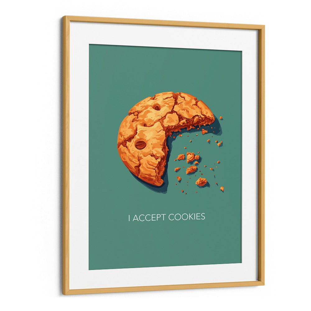 I ACCEPT COOKIES BY ANDREAS MAGNUSSON,  CAFE ART PRINTS , CAFE POSTERS