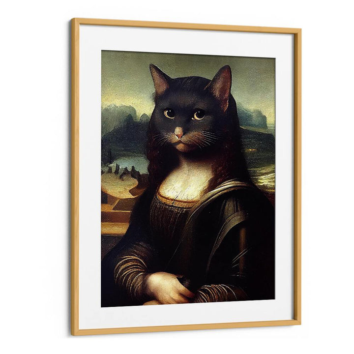 MEOWLISA BY DIKHOTOMY , ALTERED ART PRINTS