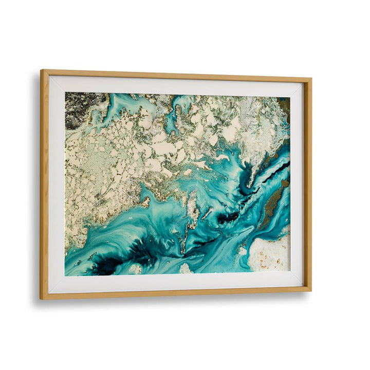 Vibrant OCEAN’S ENIGMA, ABSTRACT PAINTINGS showcase mesmerizing ocean-inspired colors and textures for your space.