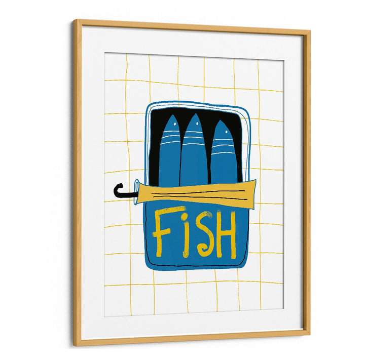 TINNED FISH III , KITCHEN POSTERS , KITCHEN ART PRINTS