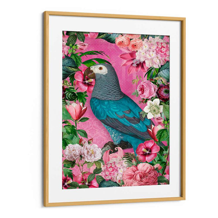 THE PARROTS PARADISE GARDEN BY ANDREA HAASE , WILDLIFE POSTERS, WILDLIFE PAINTINGS