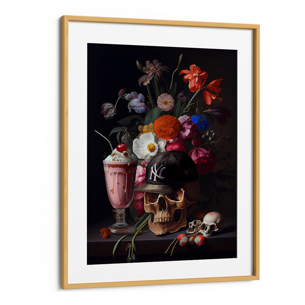 SKULL STILL LIFE BY DIKHOTOMY , ALTERED ART PRINTS