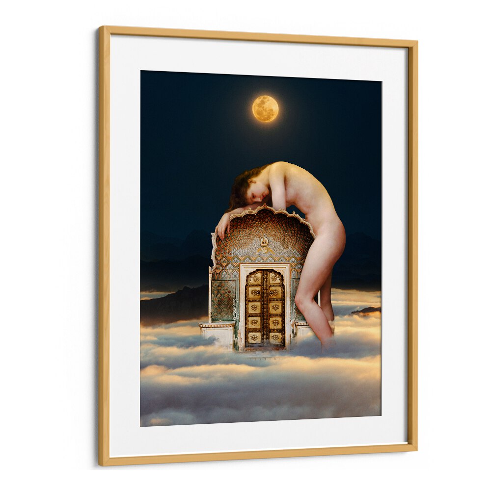 GATEKEEPER, ALTERED ART PRINTS showcase a surreal scene blending fantasy and emotion, perfect for any art lover's space.