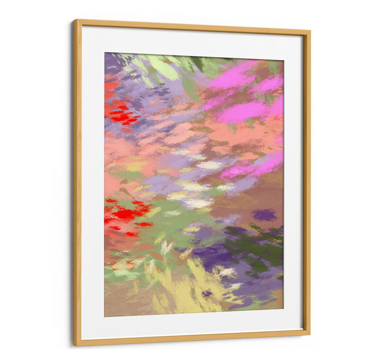 Vibrant colors blend in LAZY SUMMER DAYS IV, ABSTRACT PAINTINGS, evoking relaxation and blissful moments. Perfect for any space.