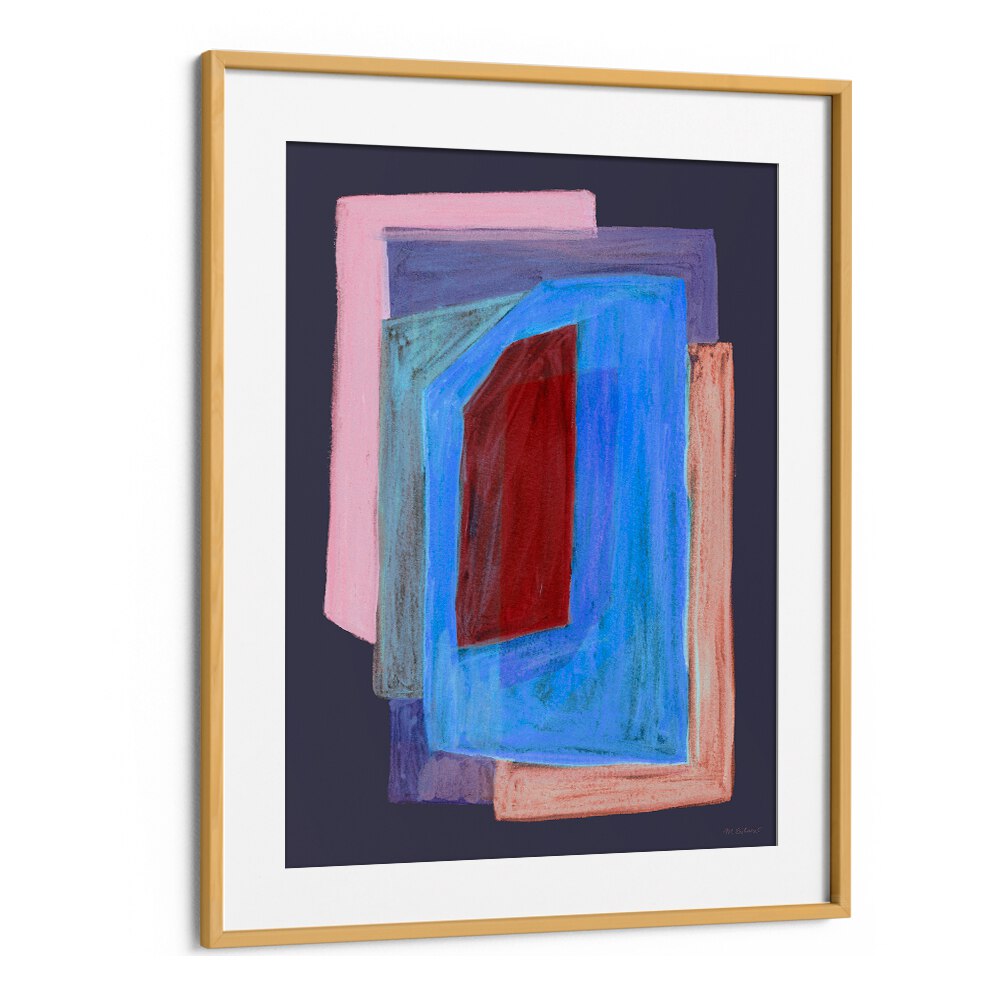 CHALKS AND SHAPES II , GEOMETRIC ART PRINTS