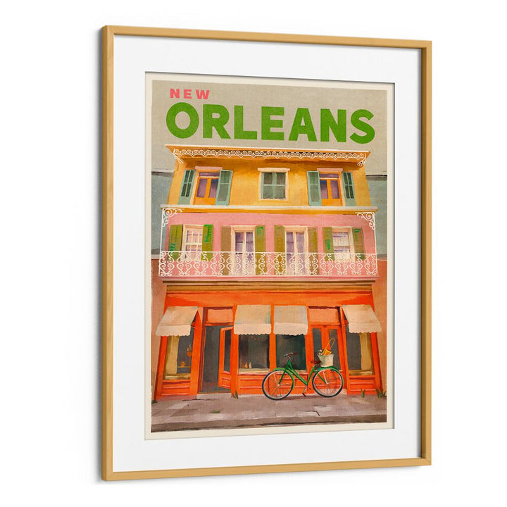 Vibrant NEW ORLEANS LOUISIANA, TRAVEL POSTERS showcasing charming architecture and culture in a stunning design.