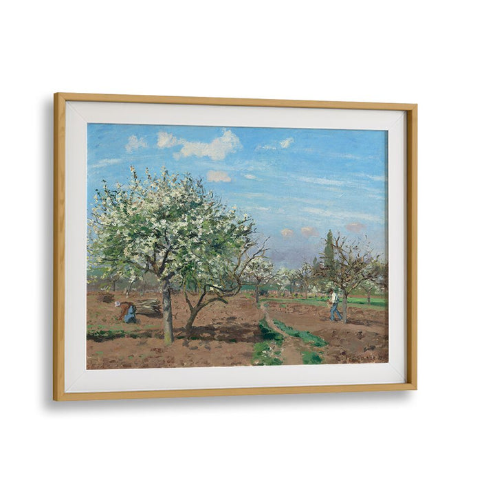 ORCHARD IN BLOOM, LOUVECIENNES (1872) , VINTAGE PAINTINGS