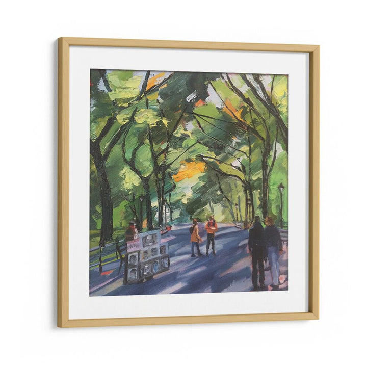 CENTRAL PARK COUPLE , LANDSCAPE PAINTINGS