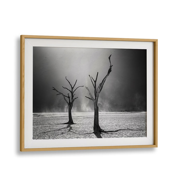 Stunning AFTERLIFE, PHOTOGRAPHY PRINTS featuring haunting trees in a desolate landscape, perfect for home decor.