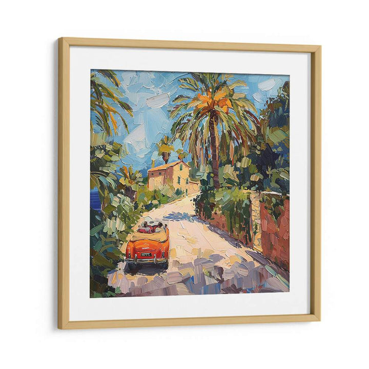 Classic scene featuring the CAR ON THE ROAD II, perfect for car enthusiasts and collectors alike.