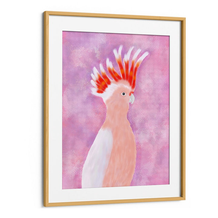 PINK COCATOO BIRD , WILDLIFE PAINTINGS , WILDLIFE POSTERS