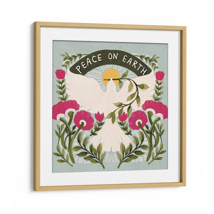Artisan-crafted PEACE ON EARTH, QUOTES poster, perfect for fostering tranquility in any living space.