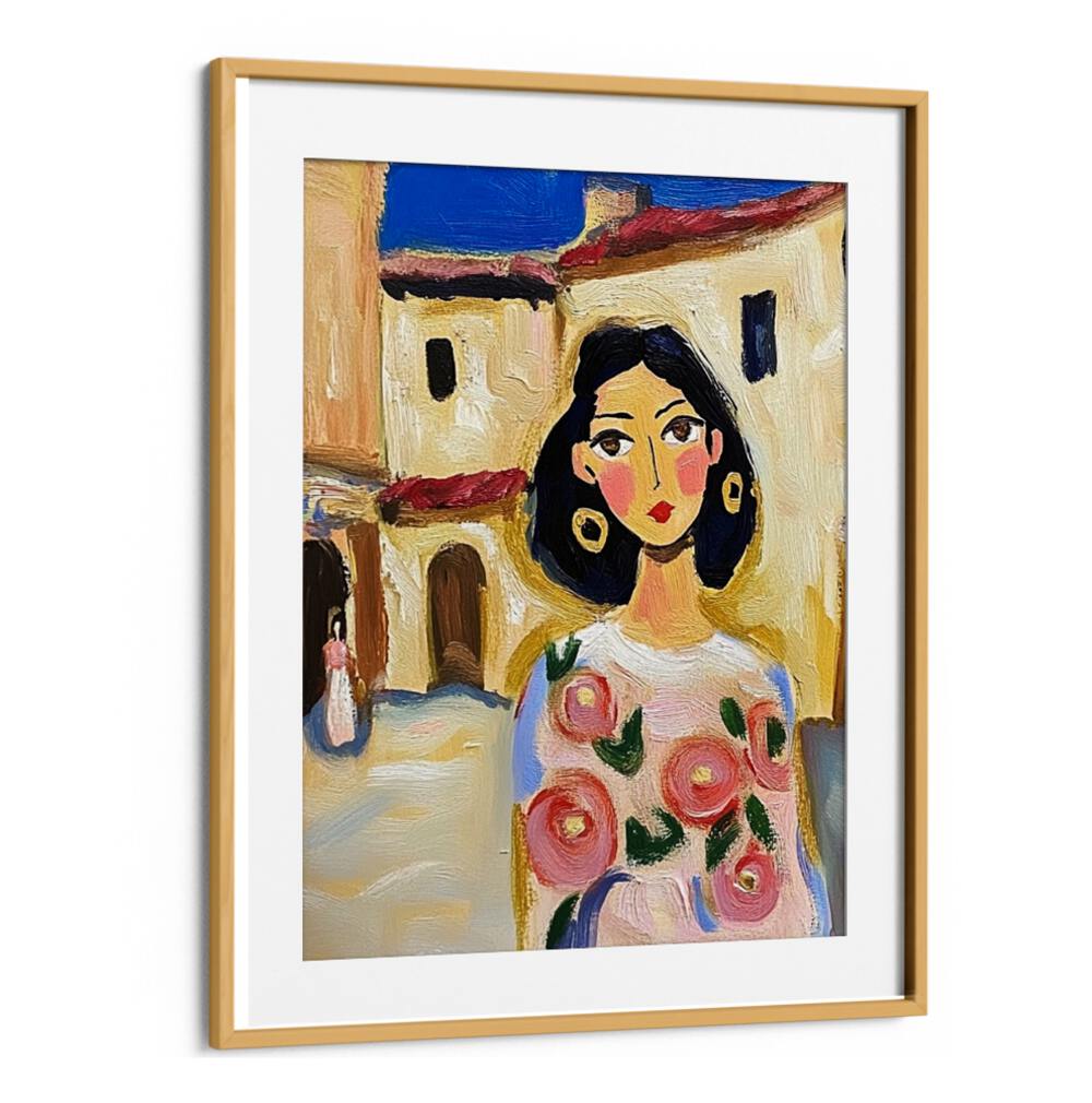Vibrant artwork featuring the SPAIN GIRL, capturing the essence of Spanish culture in a stylish frame.
