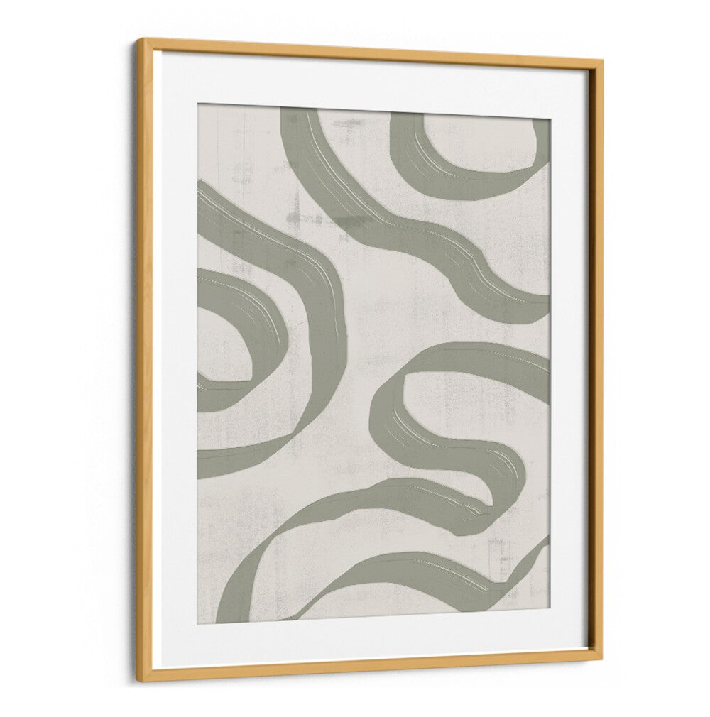 GREEN SAGE WAVES NO. 1 , ABSTRACT PAINTINGS