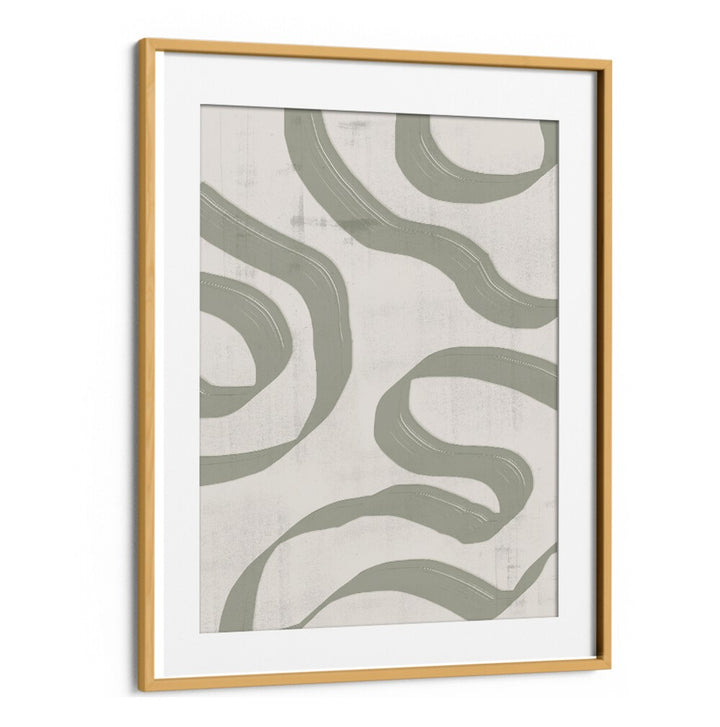 GREEN SAGE WAVES NO. 1 , ABSTRACT PAINTINGS