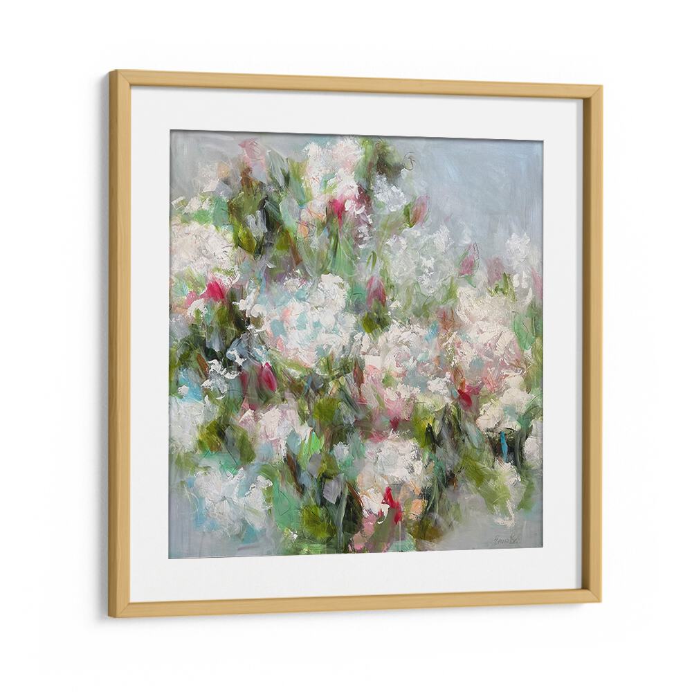 Colorful brushstrokes create vibrant floral flower paintings, perfect for enhancing your wall decor with nature's beauty.