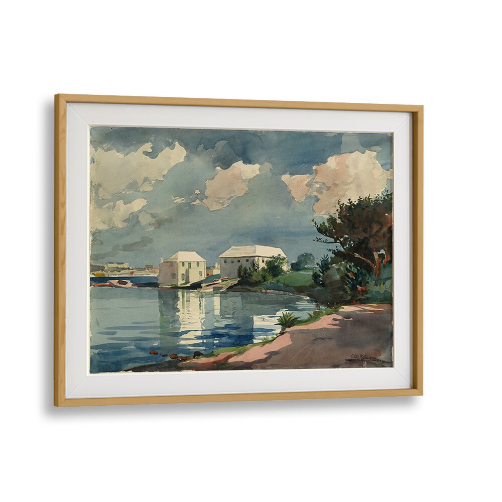 SALT KETTLE, BERMUDA (1899),  VINTAGE PAINTINGS