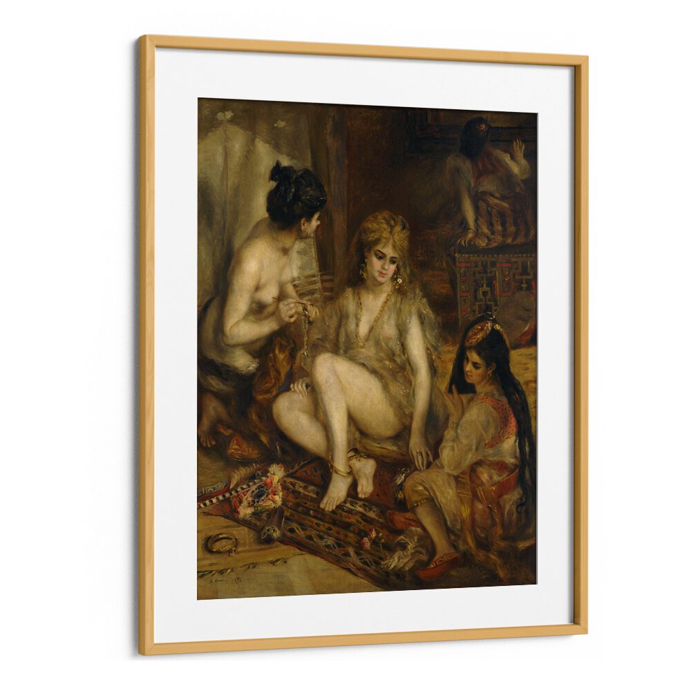 PARISIENNES IN ALGERIAN COSTUME : THE HAREM (1872) , VINTAGE PAINTINGS