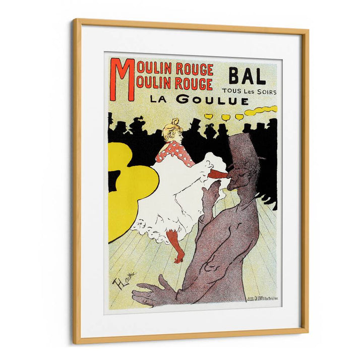 AFFICHE POUR LE MOULIN ROUGE LA GOULUE (1898)  , VINTAGE PAINTINGS