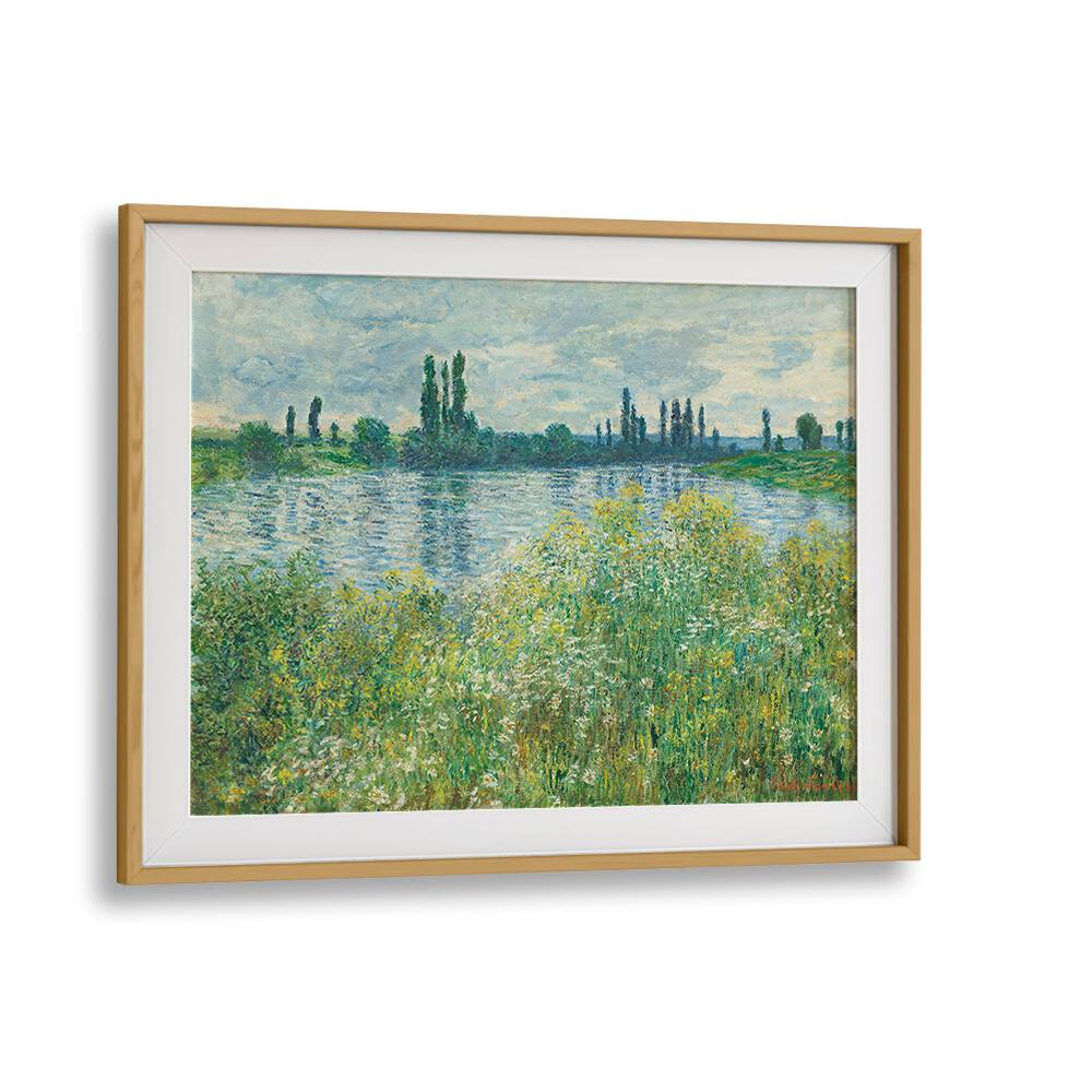 BANKS OF THE SEINE, VÉTHEUIL (1880) , VINTAGE PAINTINGS