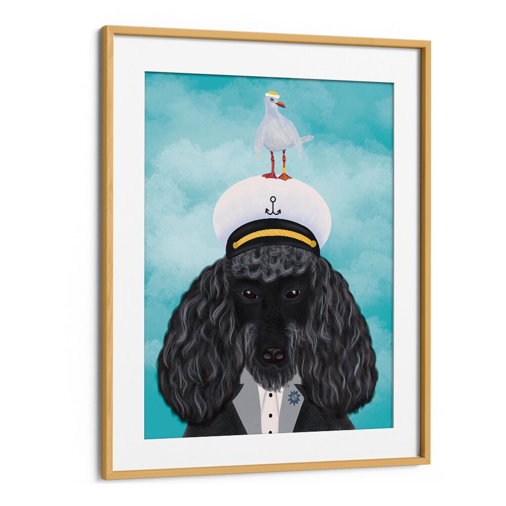 CAPTAIN DOG , WILDLIFE PAINTINGS , WILDLIFE POSTERS